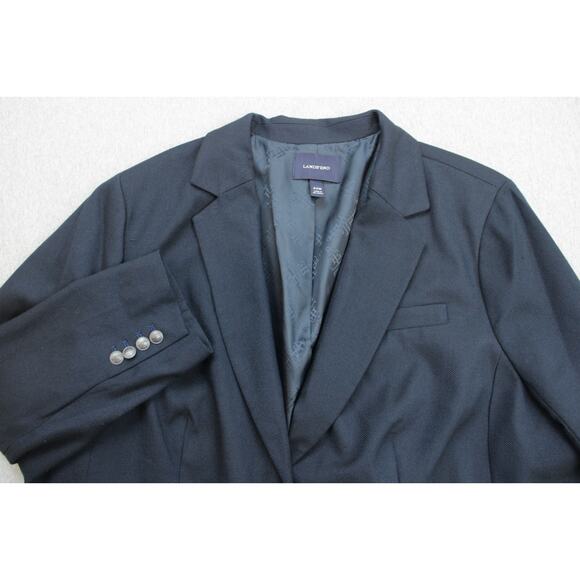 Lands End Blazer Womens 22W Navy Blue - Picture 3 of 10